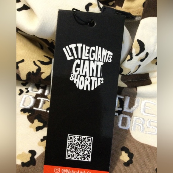 We Are Little Giants Creative Disruptors Choc Chip Camo Boy’s Hoodie Size 9/10 - Picture 7 of 10